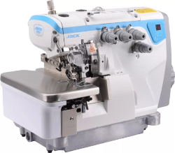 Jack E4S-4-M03/333, четырехниточный промышленный оверлок с встроенным бесшумным сервомотором Jack E4S-4-M03/333, четырехниточный промышленный оверлок с встроенным бесшумным сервомотором